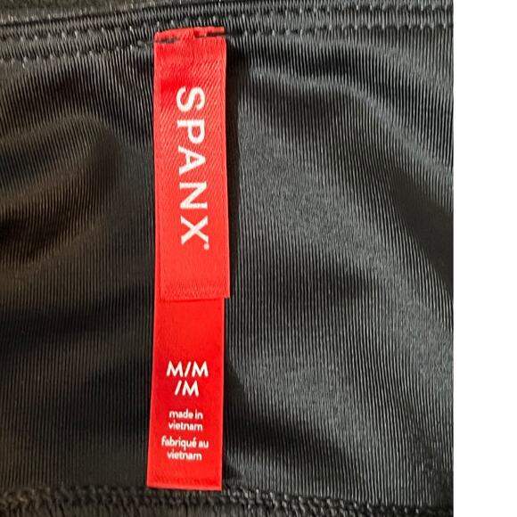 Spanx leggings 2437 faux leather black size Medium M - Picture 4 of 5